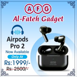 AirPods Pro 2 in Black includes buzzer case and silicone ear tips