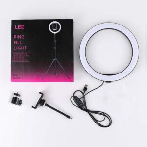 26CM Ring Light with Tripod Stand for TikTok and YouTube Videos